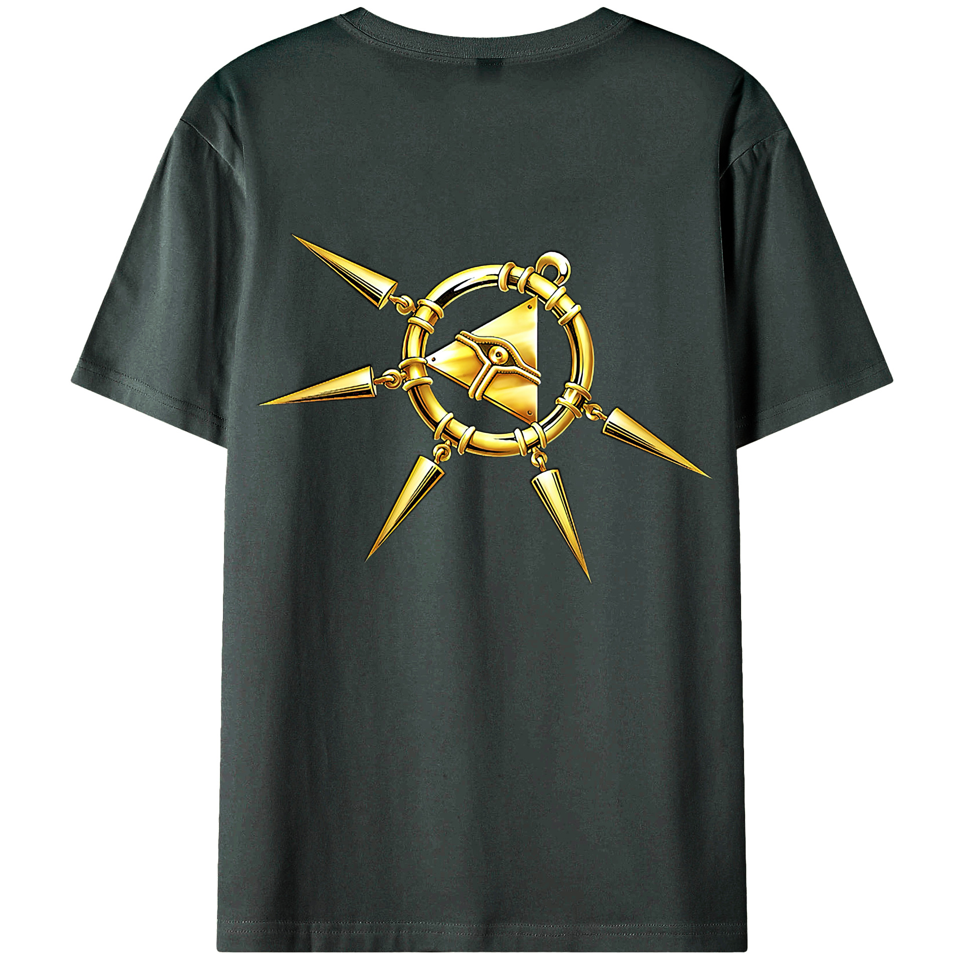 （画像用） 遊☆戯☆王 Yu-Gi-Oh! 綿100％ メンズ半袖Tシャツ（バックプリント） 通気性